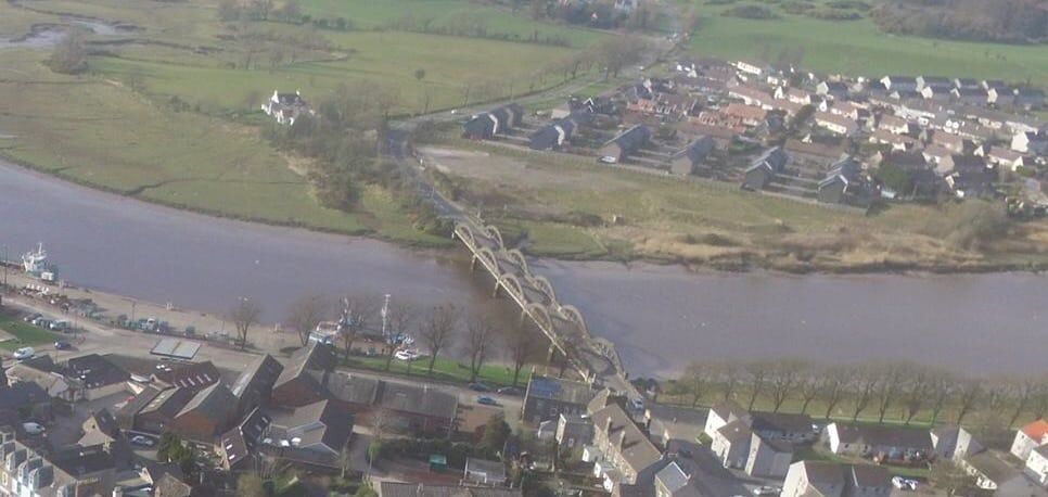 Kirkcudbright Bridge works october 2019