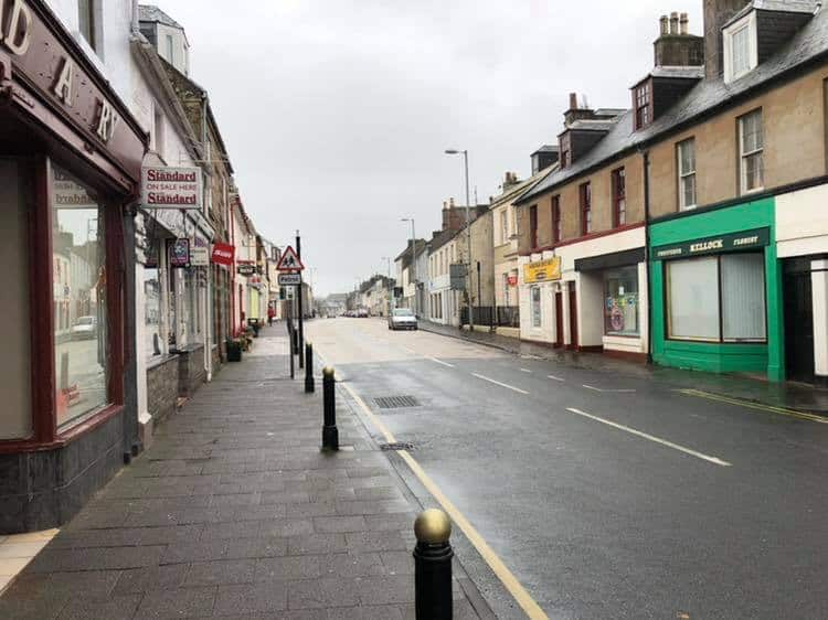 POLICE DISPERSE LARGE GATHERING SANQUHAR
