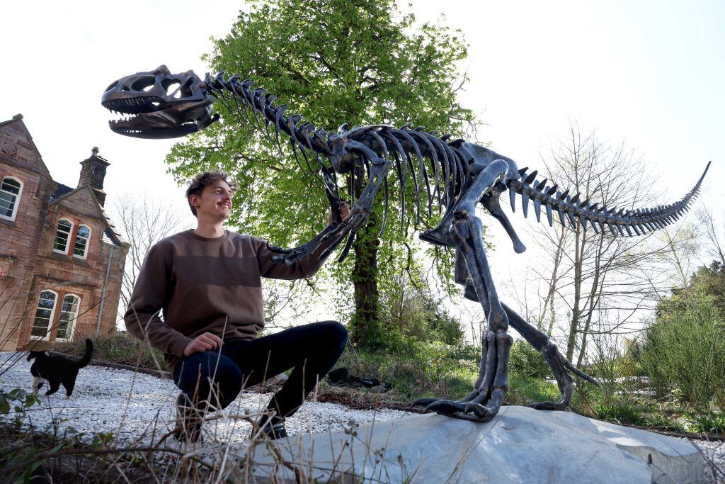 A Steel Dinosaur a Fork as Tall as a House and Ceramic Doughnuts Looking Good Enough to Eat