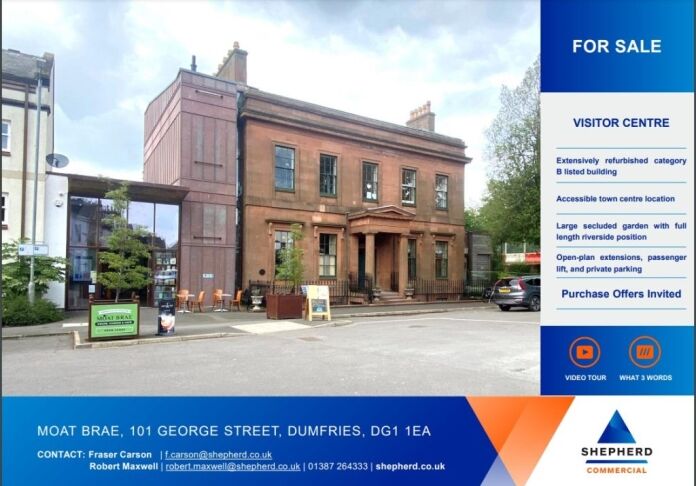 MOAT BRAE GOES UP FOR SALE